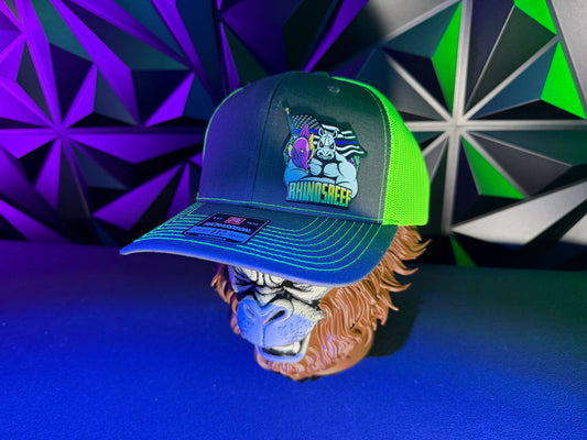 Rhino's Reef Crash Cap, a Richardson 112 trucker hat with embroidered logo