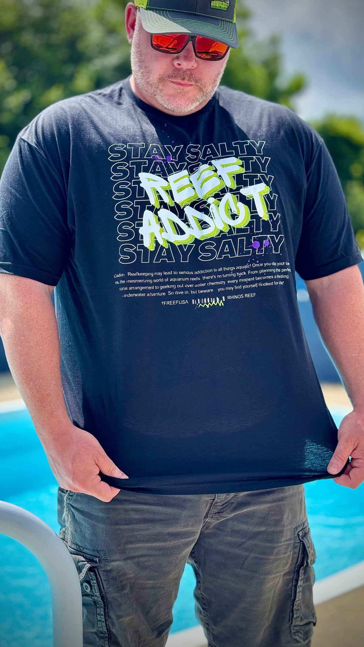 Rhino's Reef Reef Addict Tee